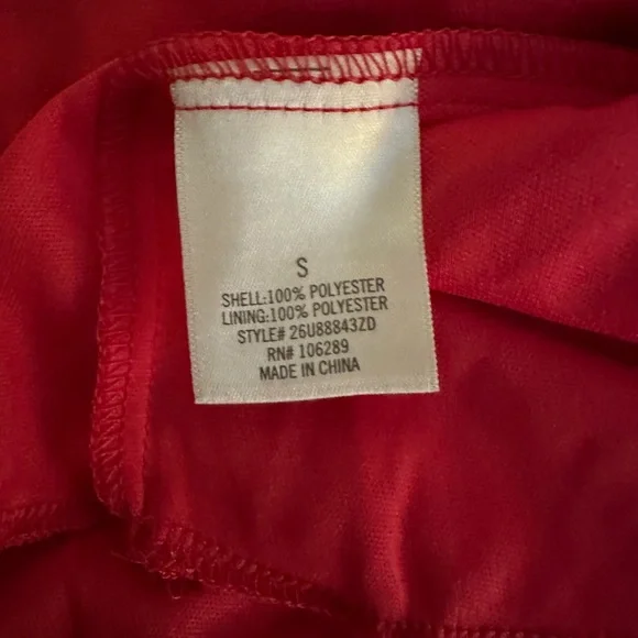 ADORABLE Bright Pink and Navy Dress Size Small - Picture 4 of 6